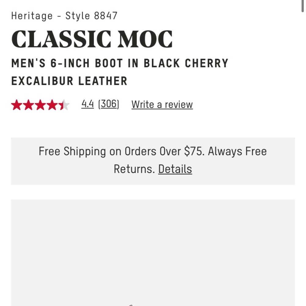 Red wing moc toe shoes - Picture 6 of 11